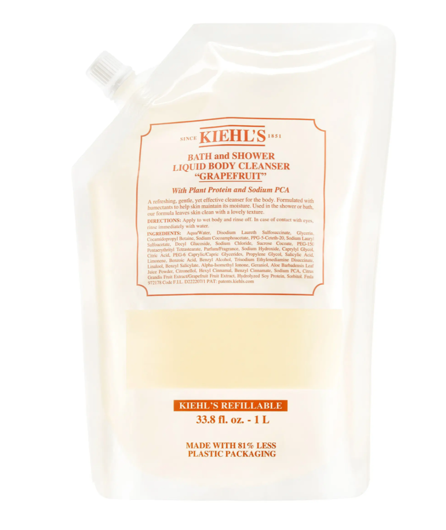 Kiehl’s + Grapefruit Bath & Shower Liquid Body Cleanser Refill