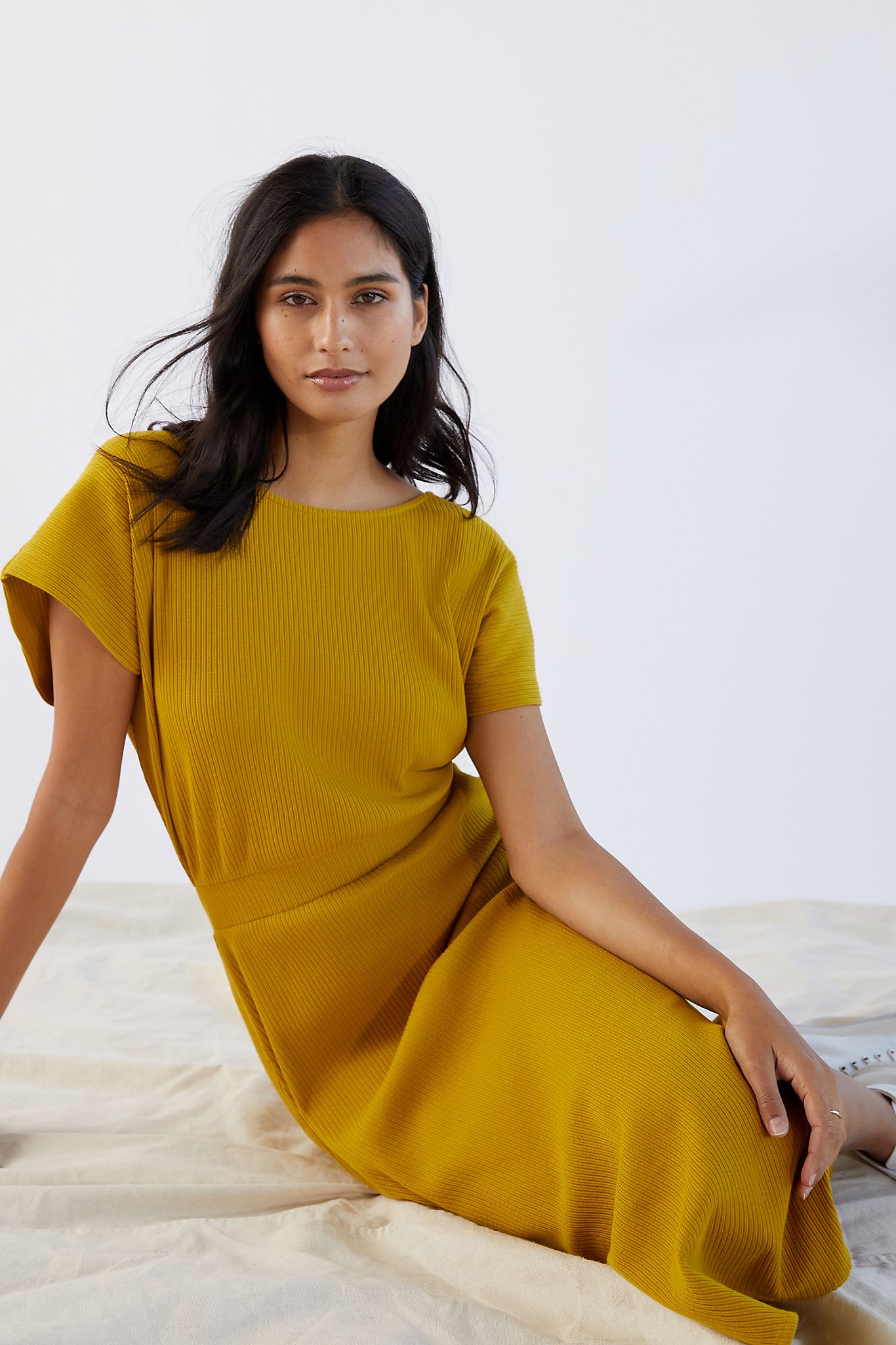 dolman sleeve maxi dress