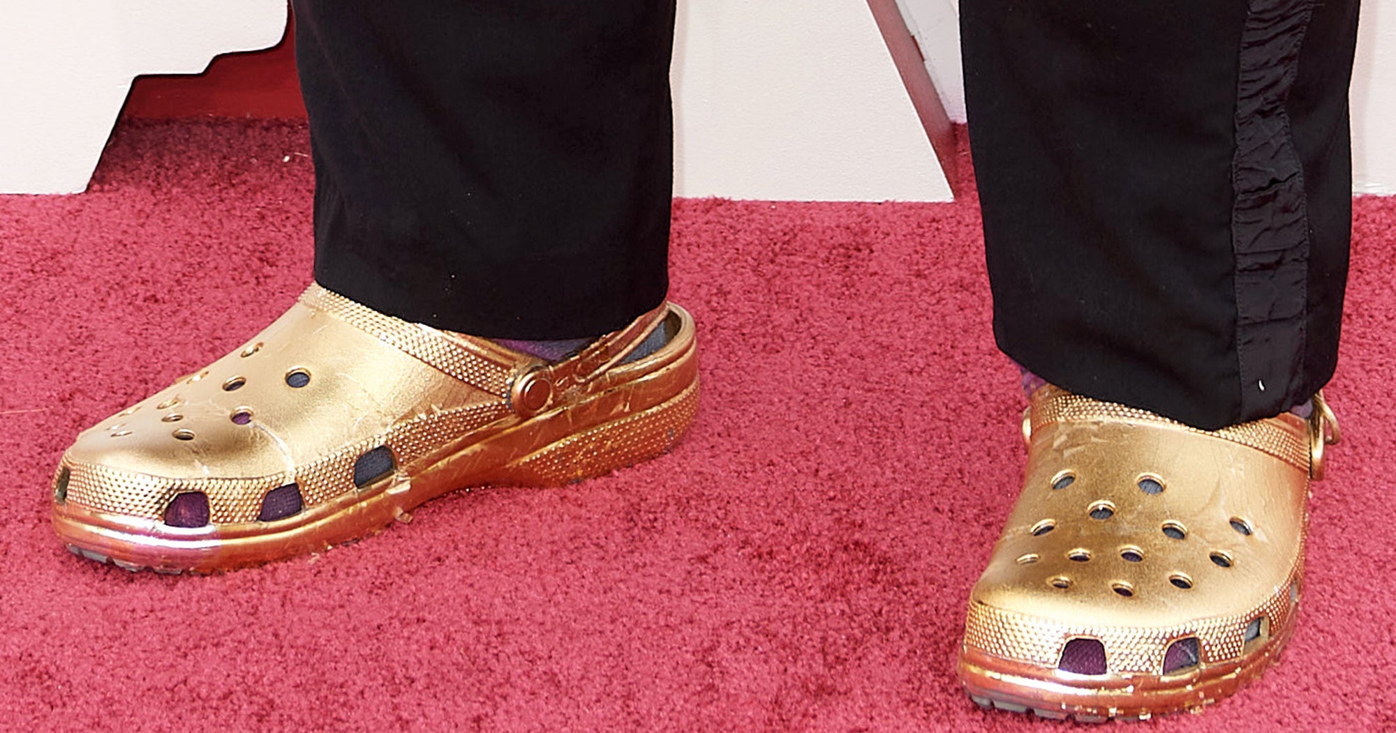 gold crocs amazon