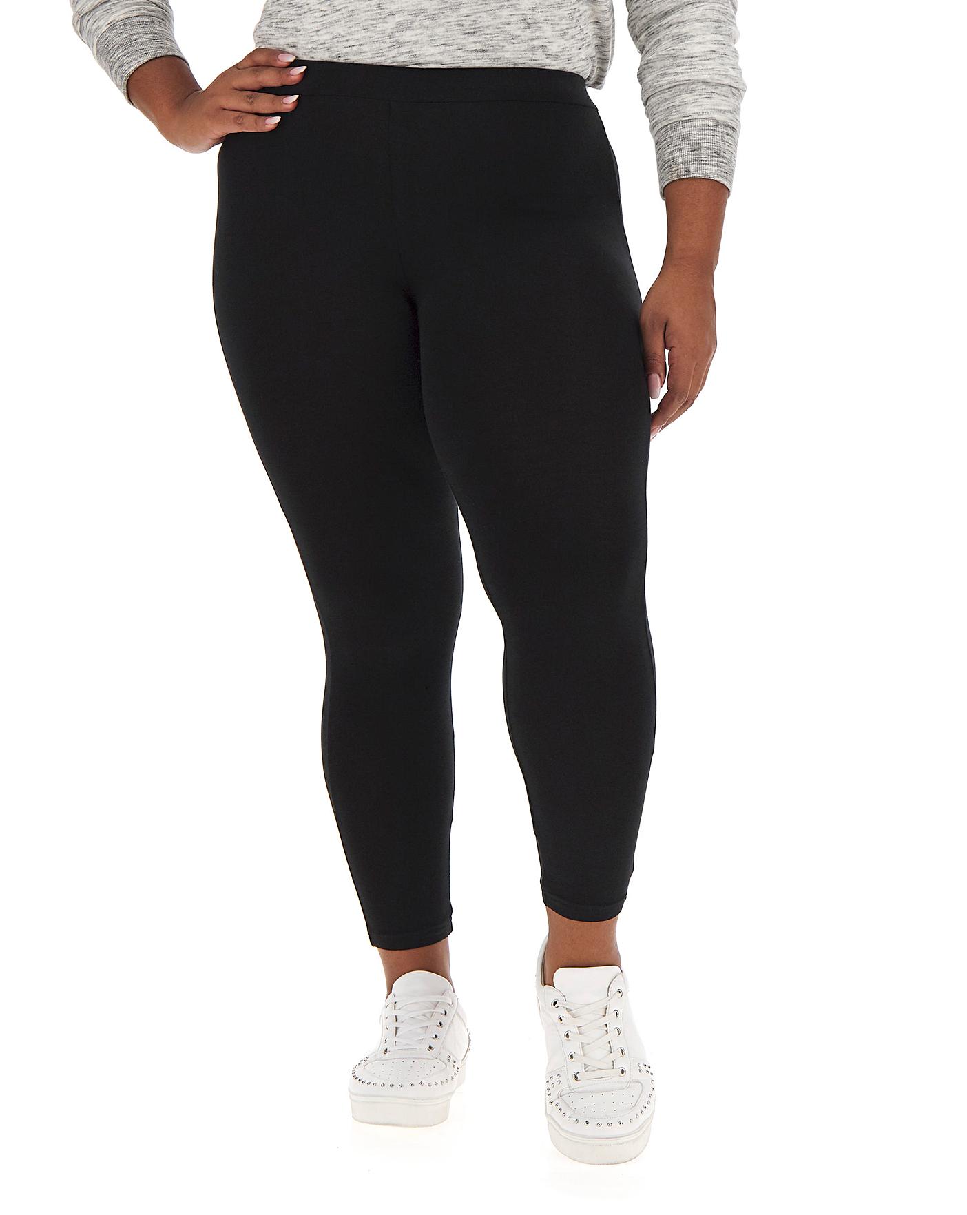 Simply Be + Two Pack Jersey Leggings