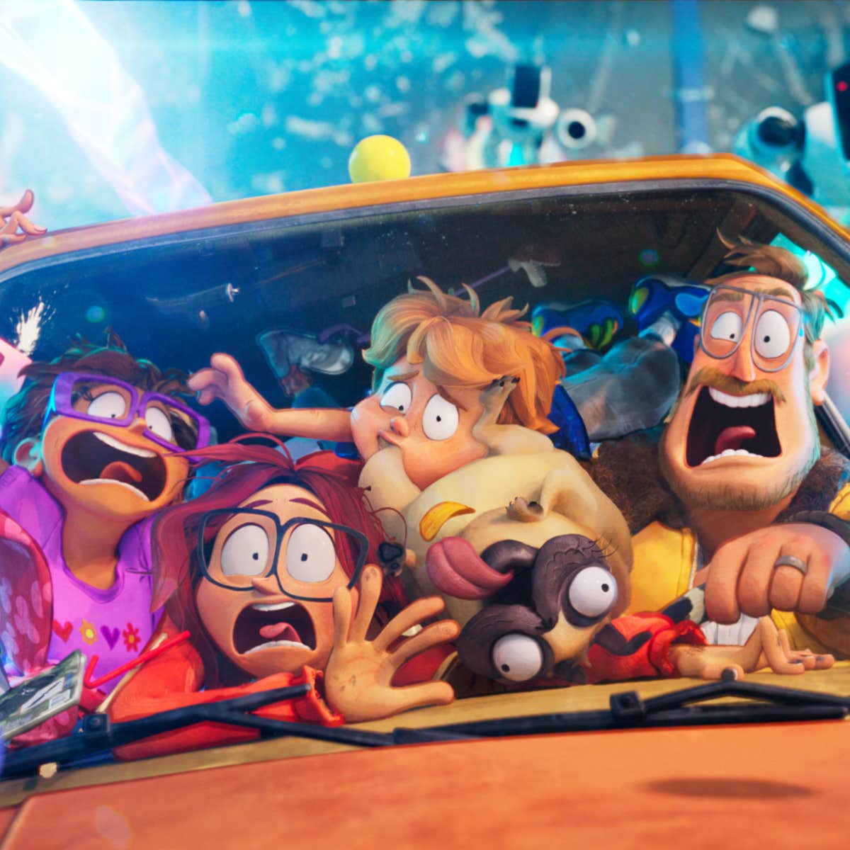 Celebs In The Voice Cast Of Mitchells Vs The Machines