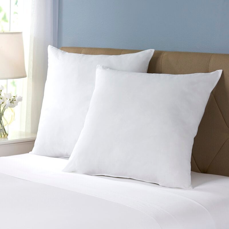 large square bed pillows