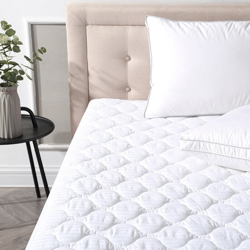 Alwyn Home + Deluxe DefendABed Polyester Mattress Pad