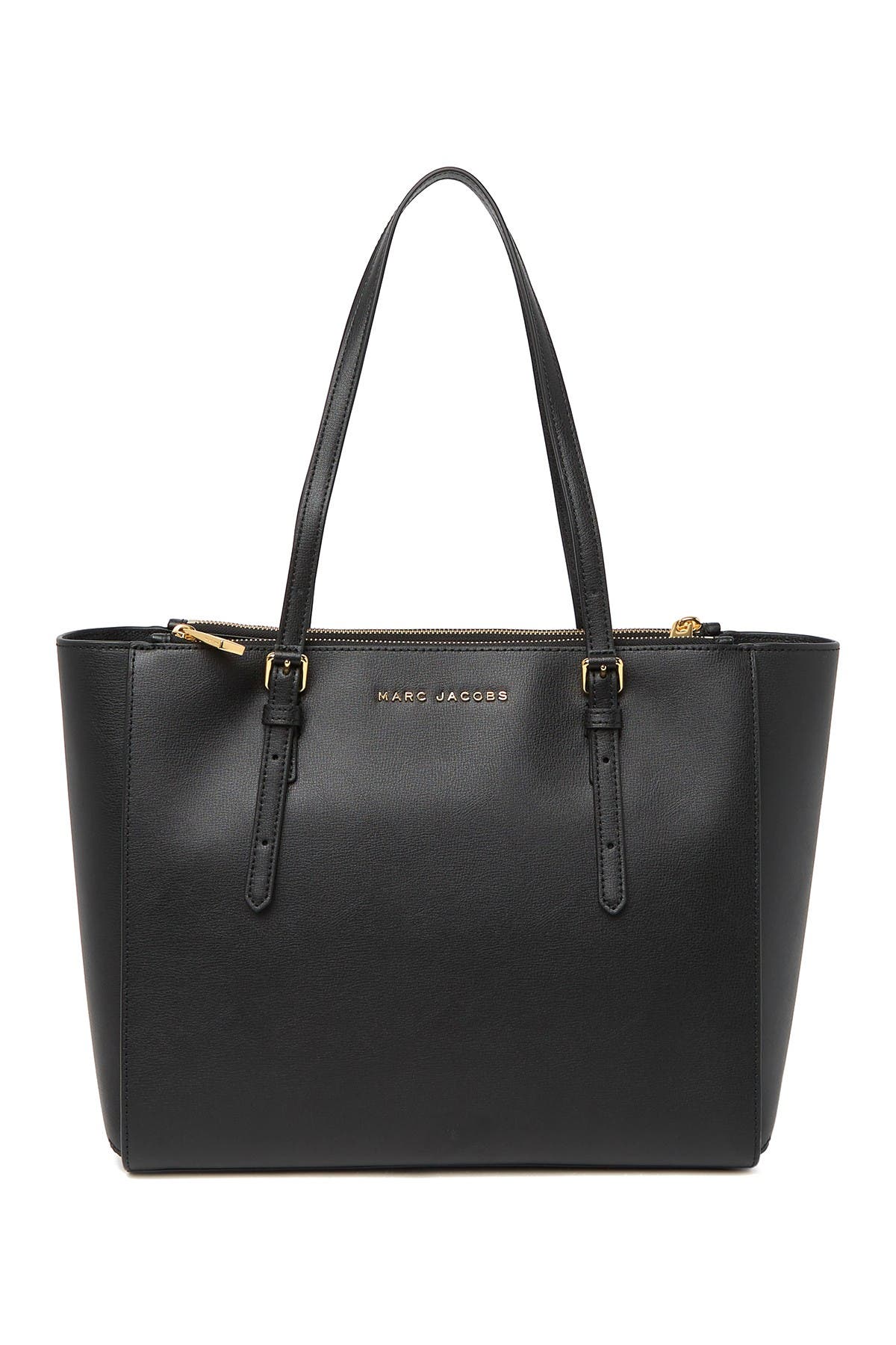 marc jacobs black leather bag