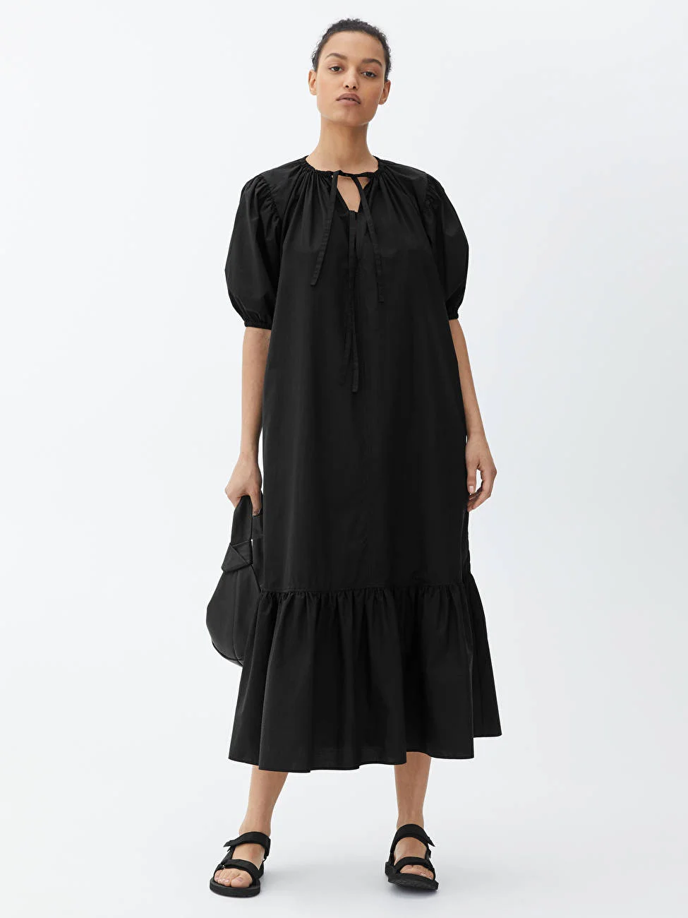 Arket + Tiered Cotton Dress