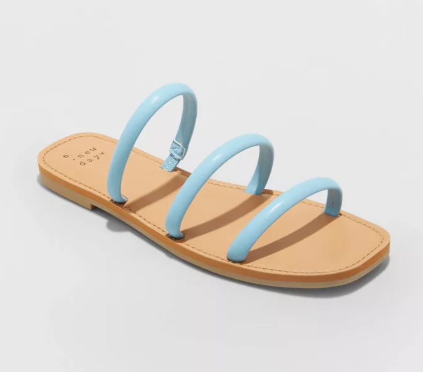 A New Day Women s Wren Triple Strap Sandals A New Day