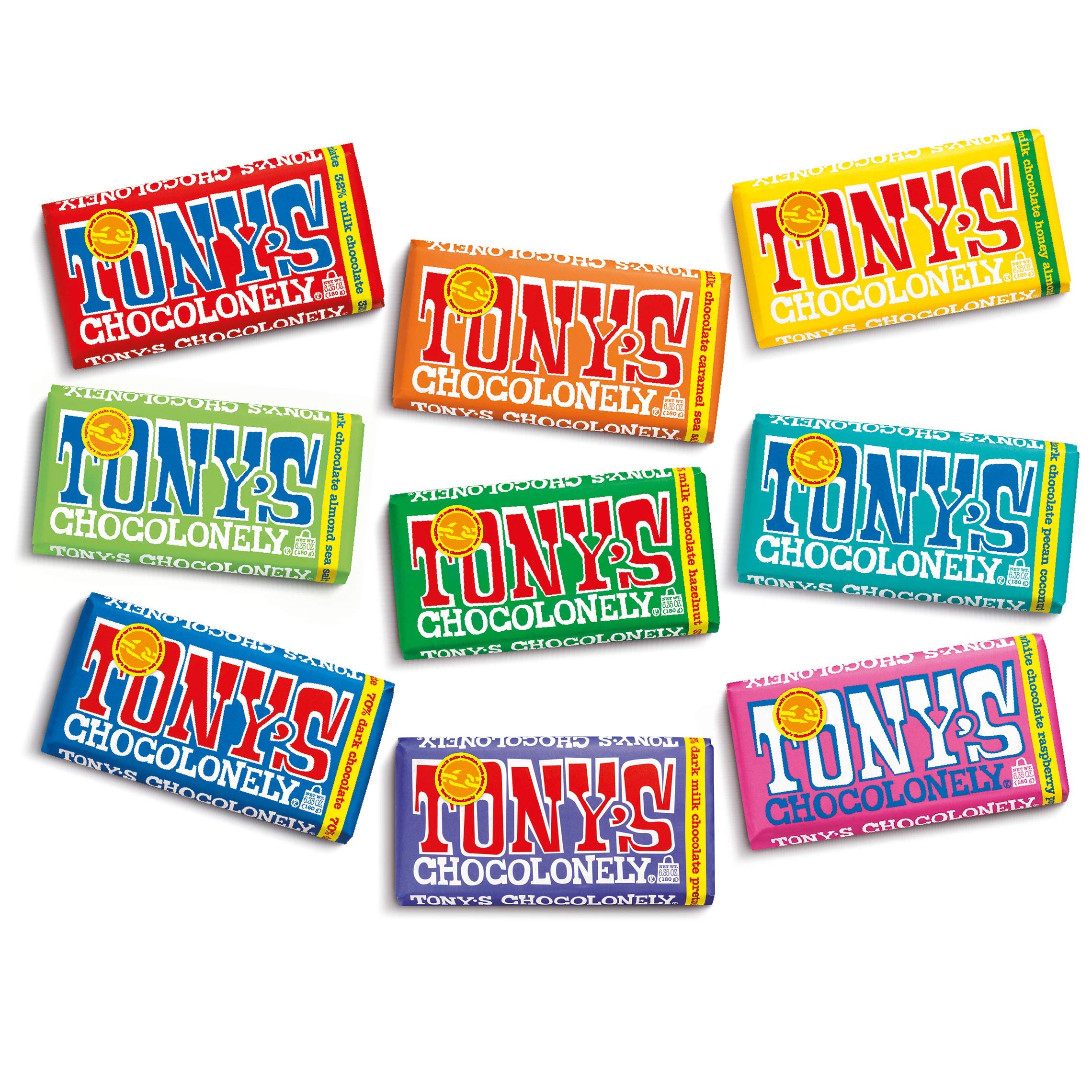 Tony’s Chocolonely + Six Bar Variety Pack