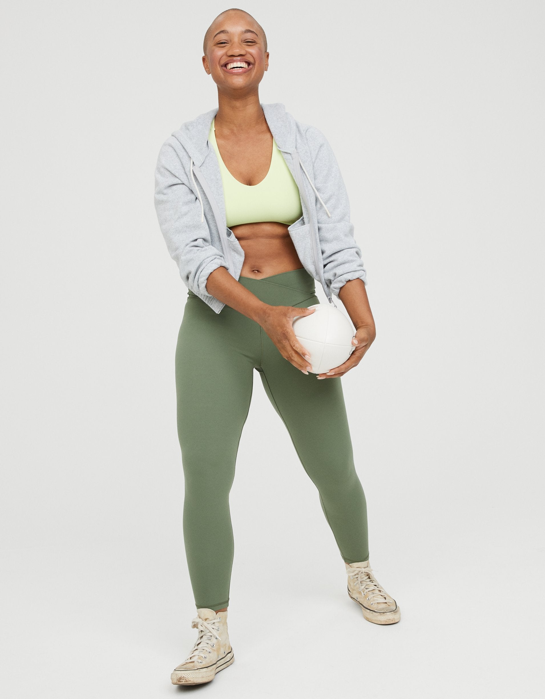 Crossover Leggings Aerie Tiktok