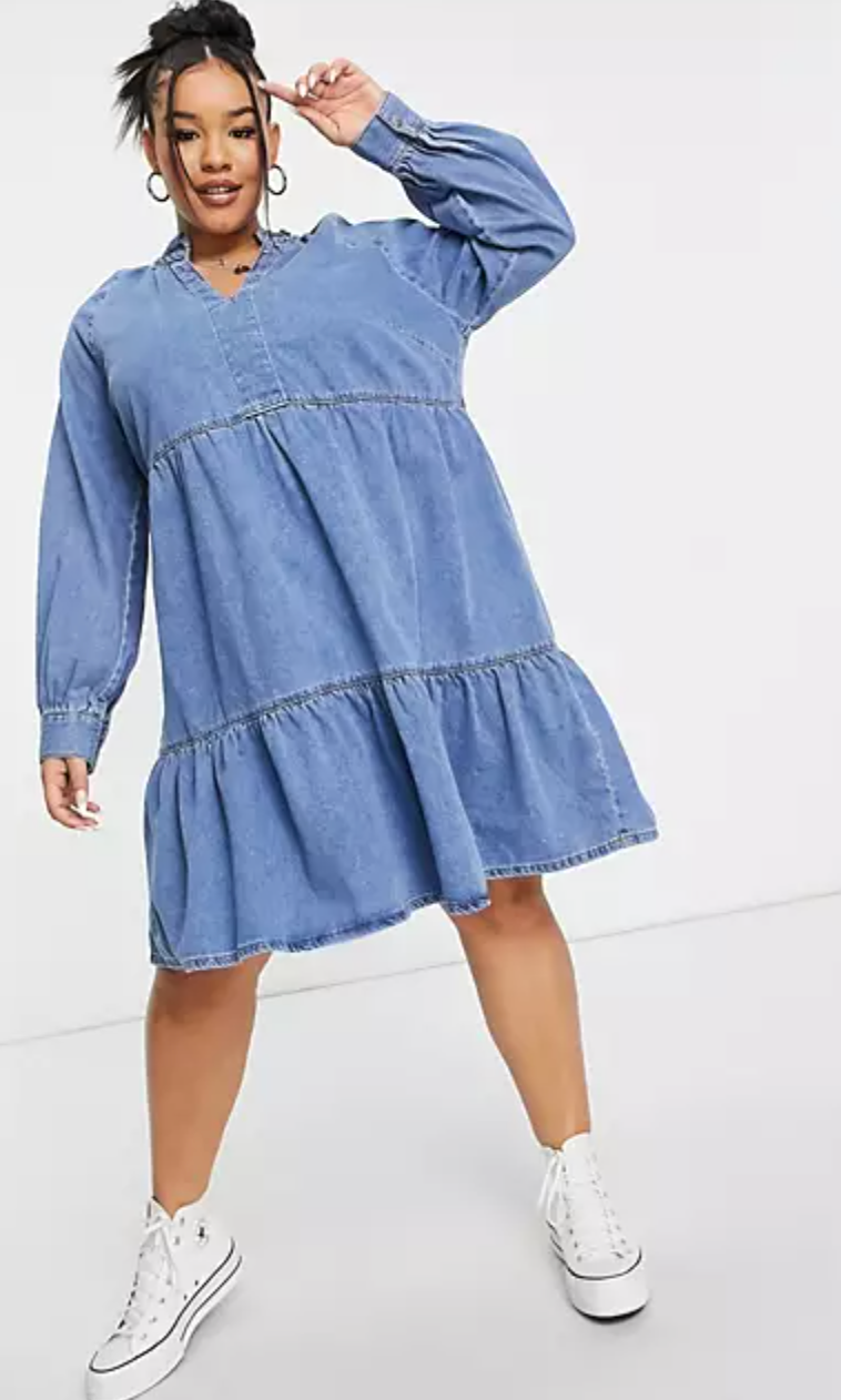 COS | Blue Women's Denim Dress | YOOX