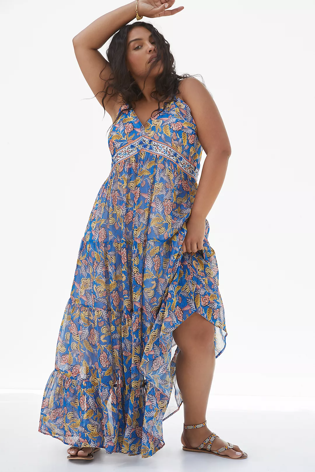 Verb by Pallavi Singhee + Vineyard Tiered Maxi Dress