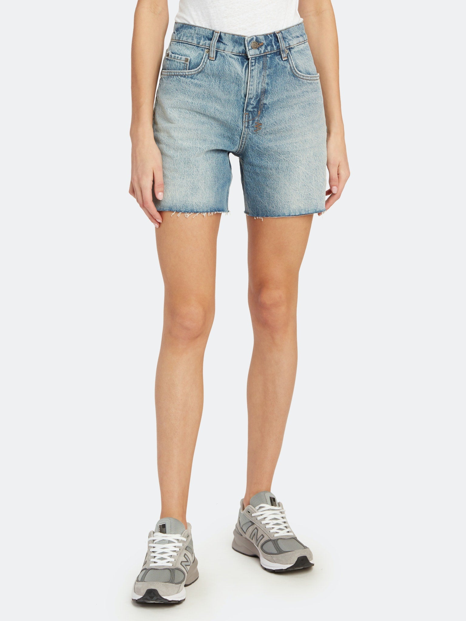 Ksubi Racer High Rise Cutoff Shorts