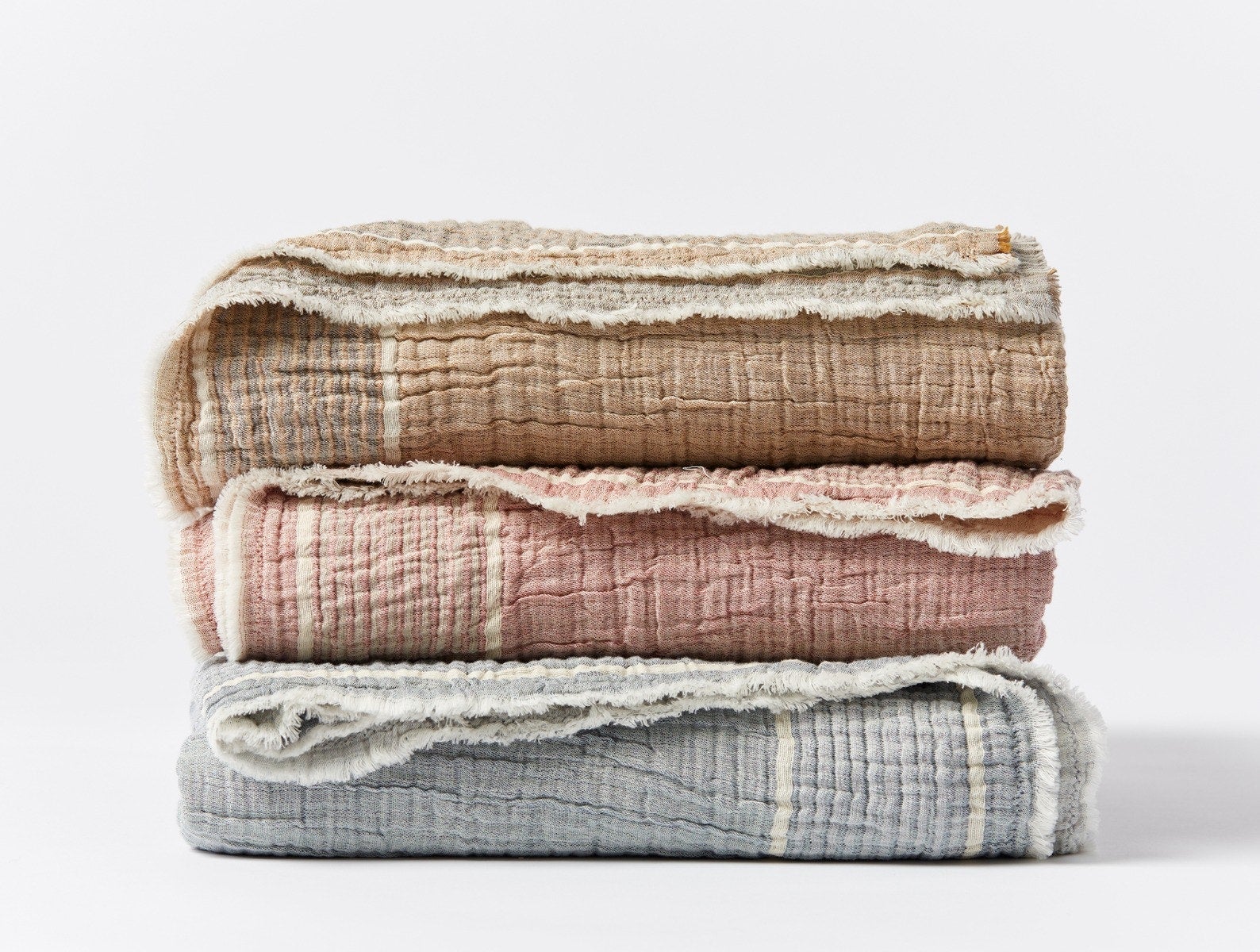 100% cotton double layer muslin gauze use throw blanket or bath sheet quick drying relaxing and comfortable handmade gift Muslin Sheet