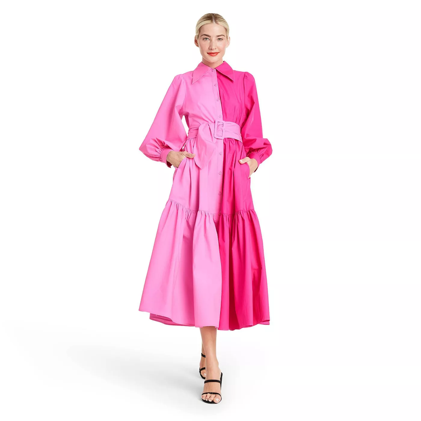 Pink dresses target on sale