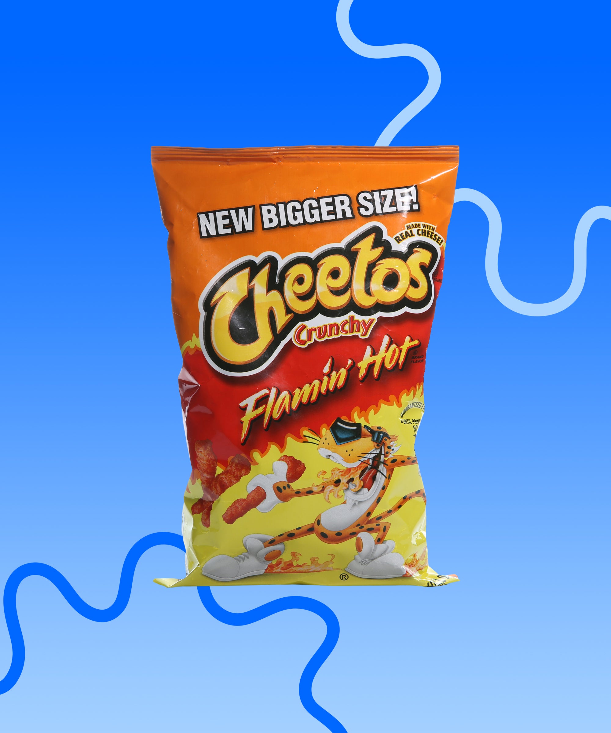 Cheetos Flamin Hot Crunchy Cheese Flavored Snacks, India | Ubuy