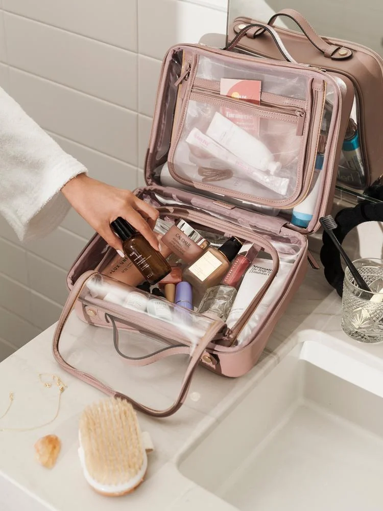CALPAK Travel Clear Cosmetics Case - Main Image