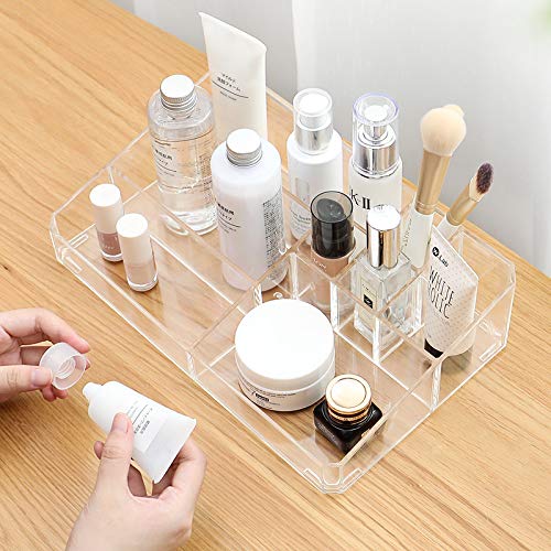 Sooyee + Clear Acrylic Makeup Organizer Tray