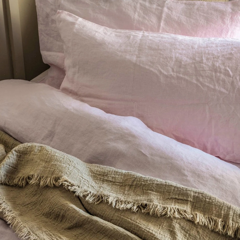 Piglet + Linen Complete Sheet Set