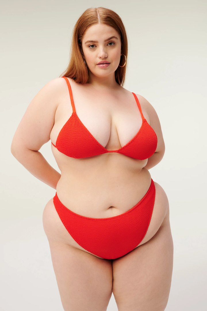 Red bikini 2025 plus size
