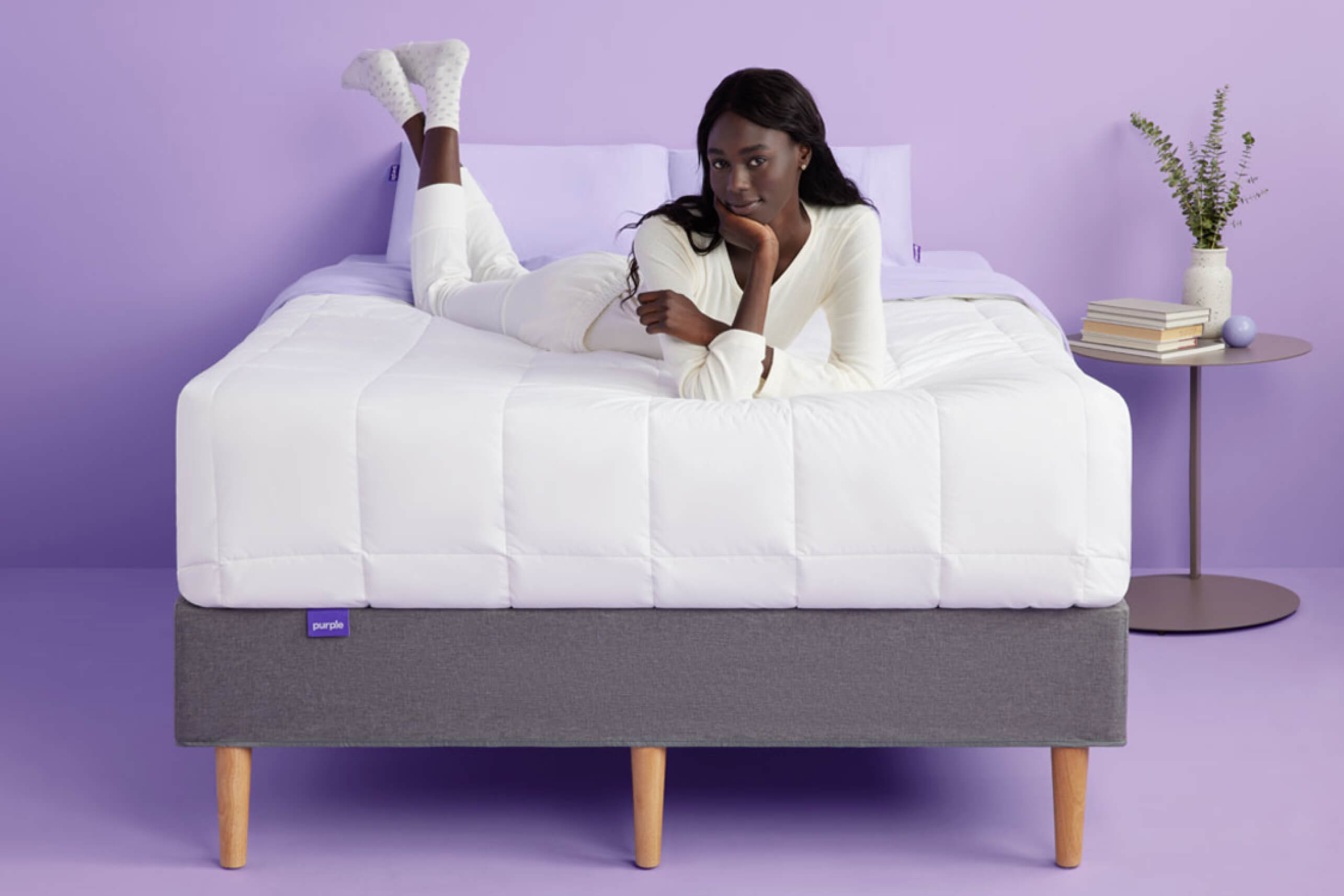 The Purple Mattress + The bed that started it all, the Purple Mattress feat...
