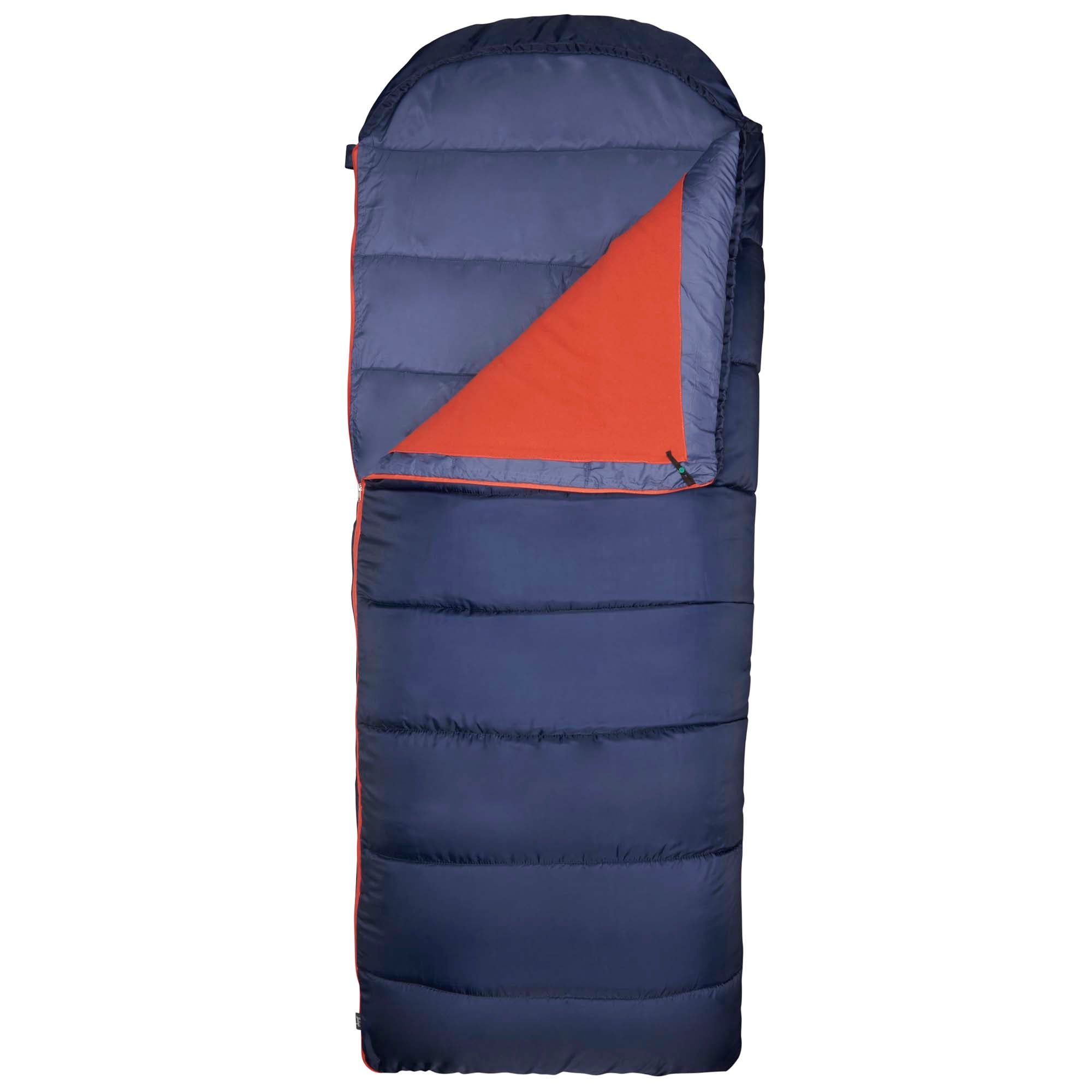 Slumberjack + Hooded Sleeping Bag with Removeable Fleece Liner