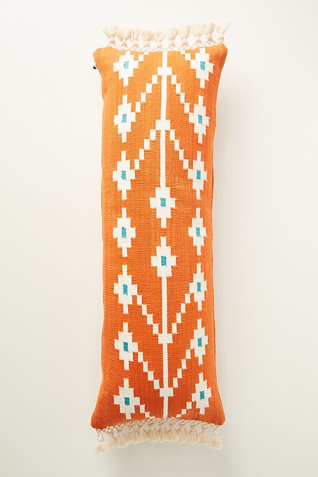 Anthropologie + Handwoven Saffron Pillow
