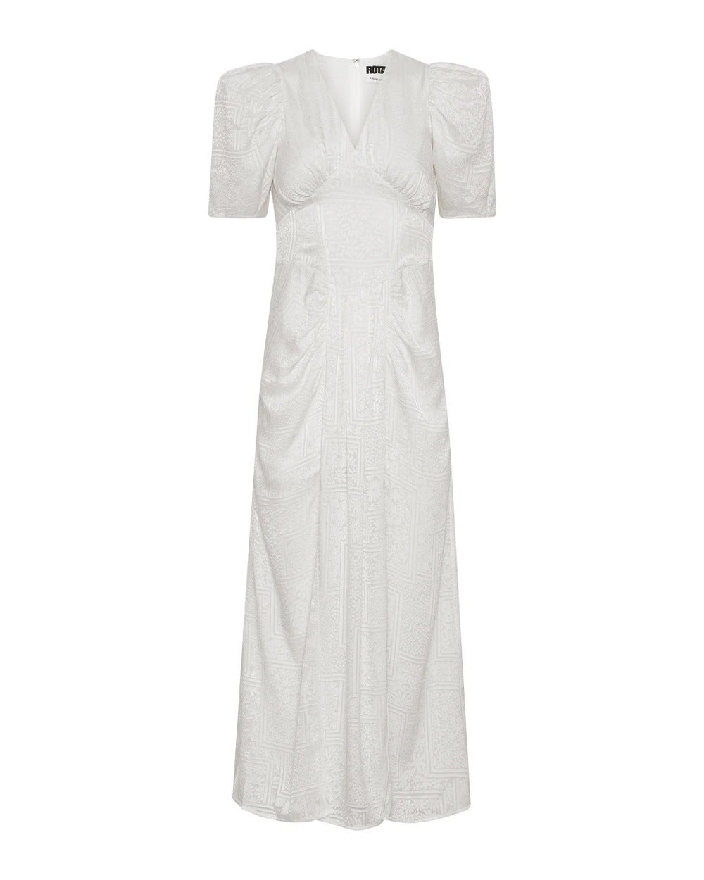 Rotate Birger Christensen + Long Alma Dress in White