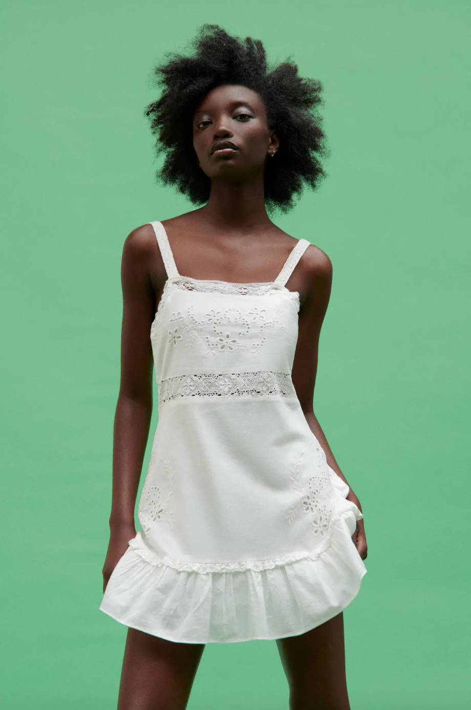 pretty white sundress
