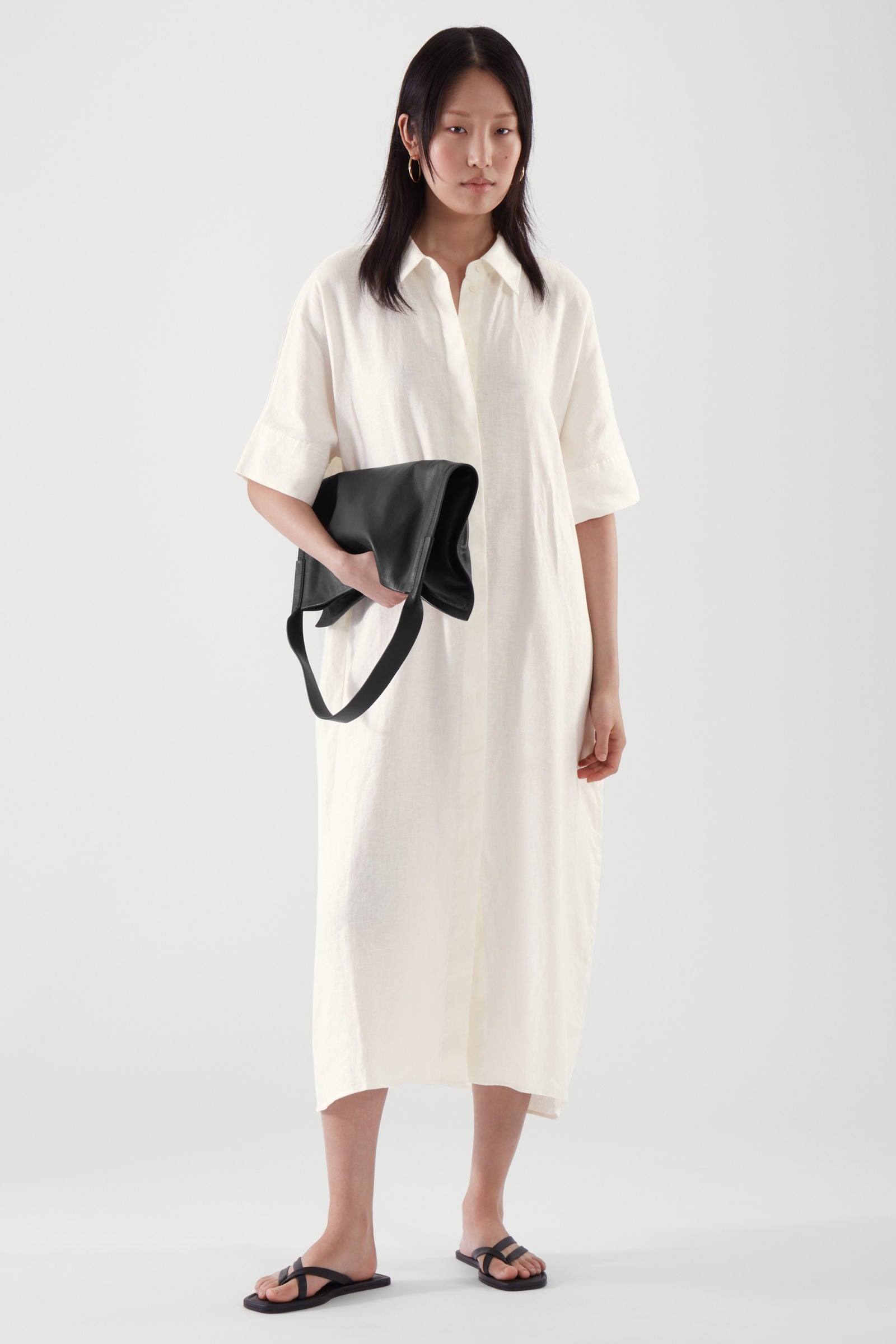 COS + Linen Shirt Dress