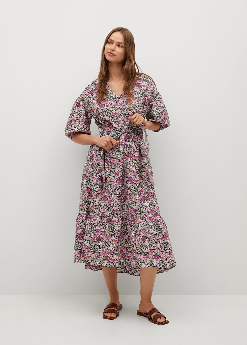 Mango + Flowers Cotton Dress