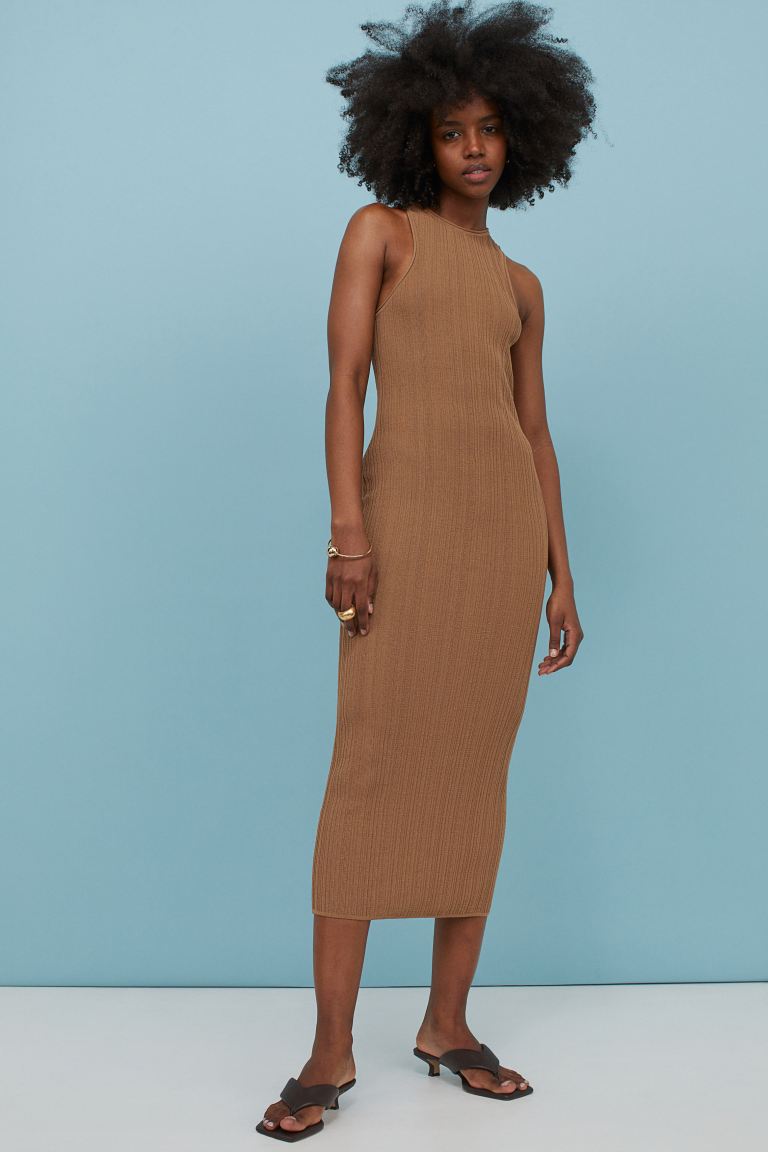 H&M + RibKnit Dress