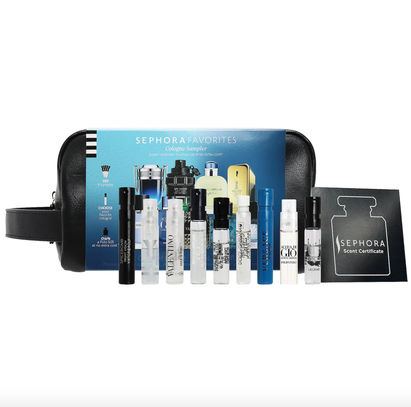 Sephora Favorites + Men’s Cologne Sampler Set