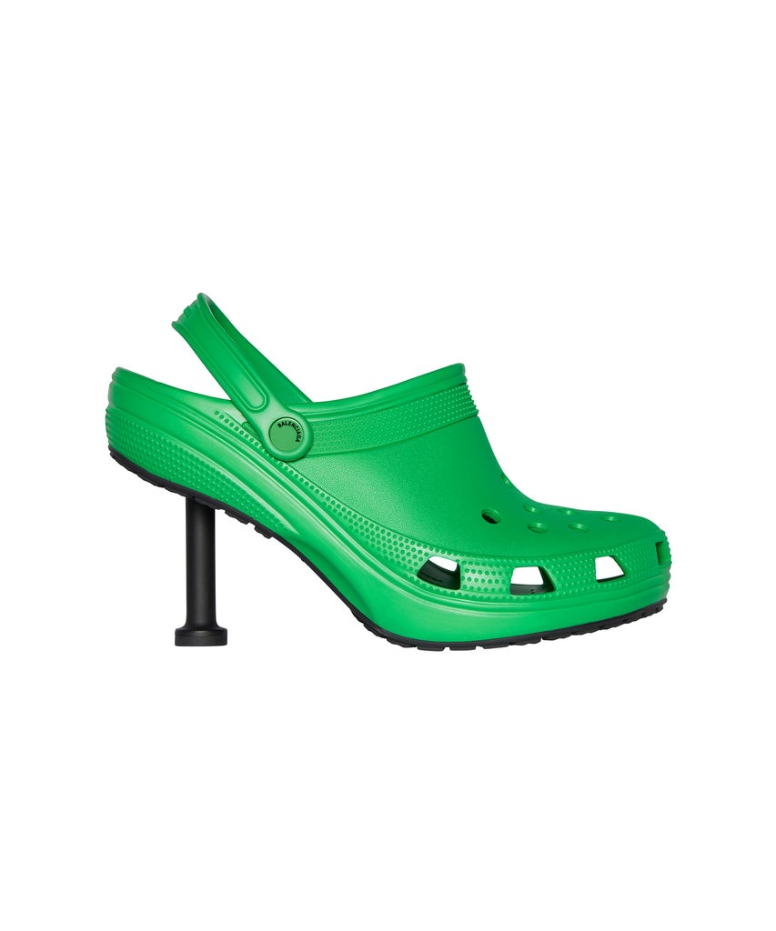 Balenciaga’s Latest Runway Show Featured Gucci Accessories & Heeled Crocs