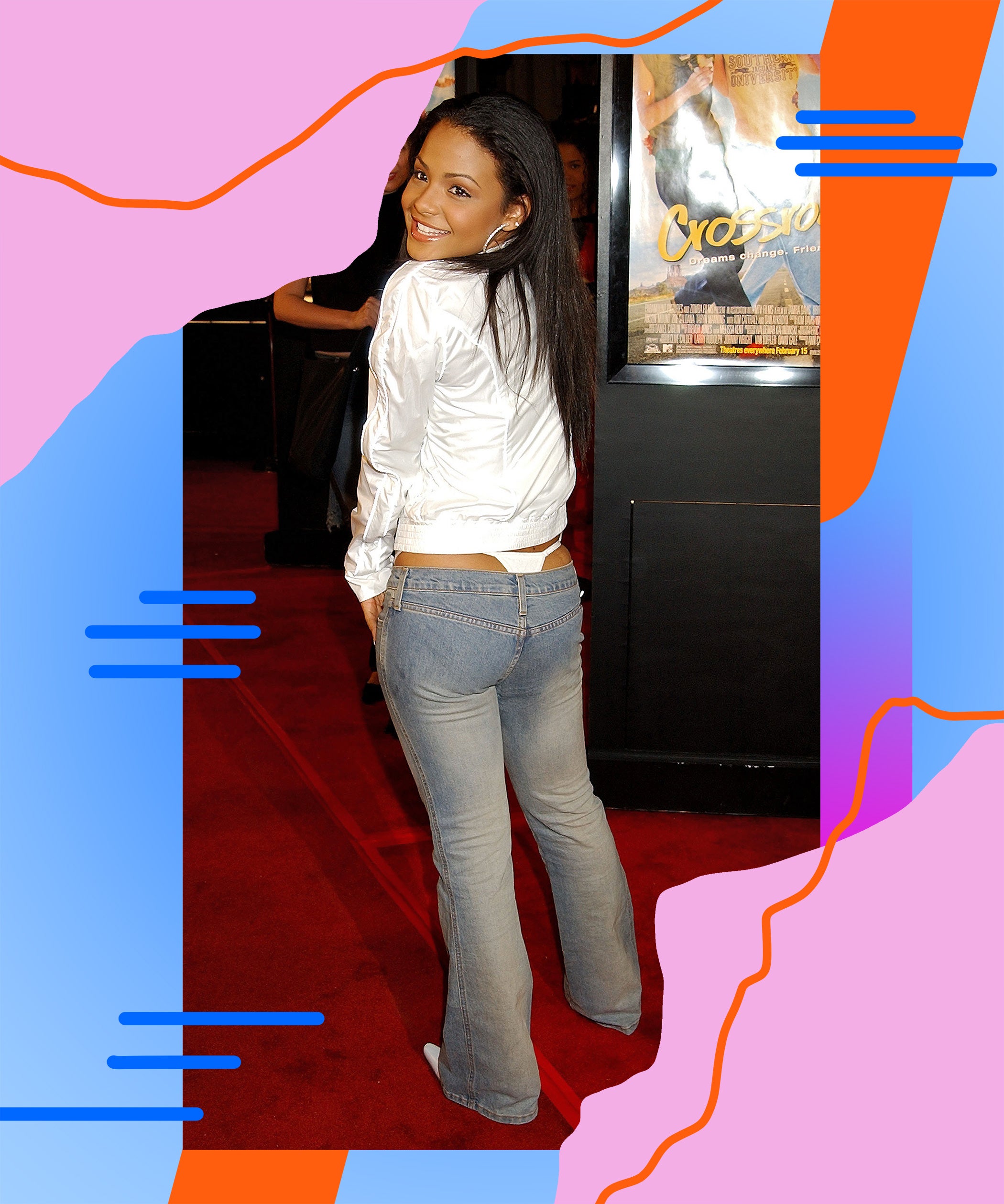 Low rise jeans sales 2000s