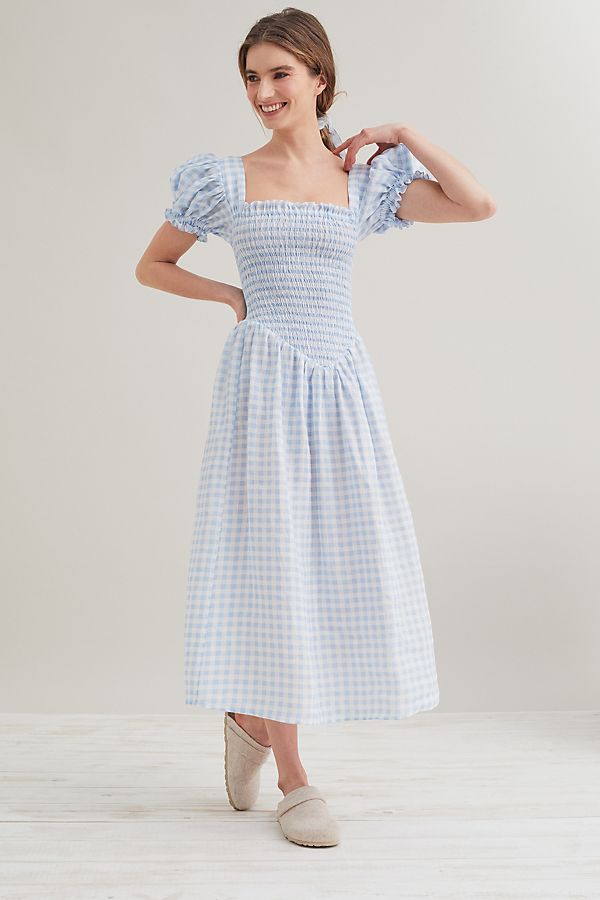 Sleeper Belle Gingham Midi Dress
