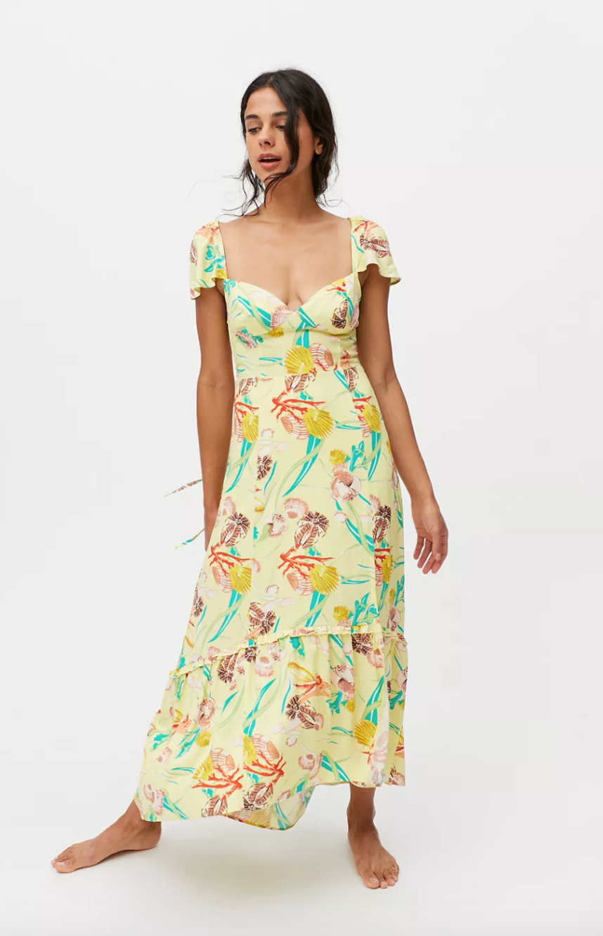 Urban Outfitters + Siren Strappy Back Midi Dress