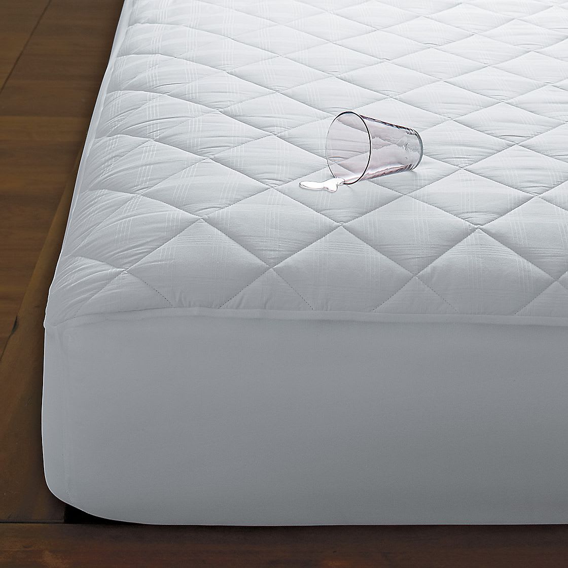 The Company Store + Waterproof Cotton Mattress Pad Full