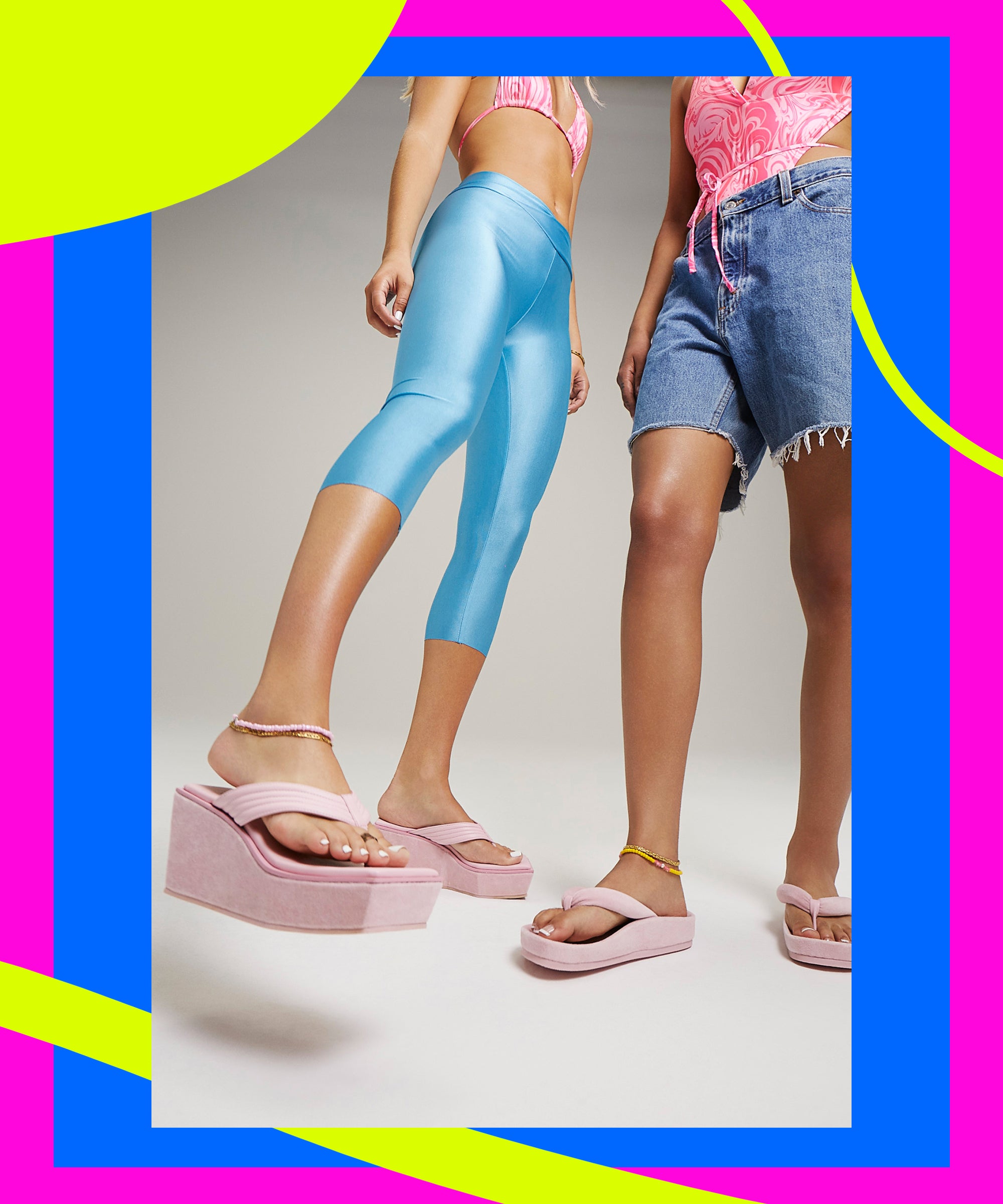 Frankies Bikinis' New Shoes Include A Y2K-Inspired Platform Flip-Flop