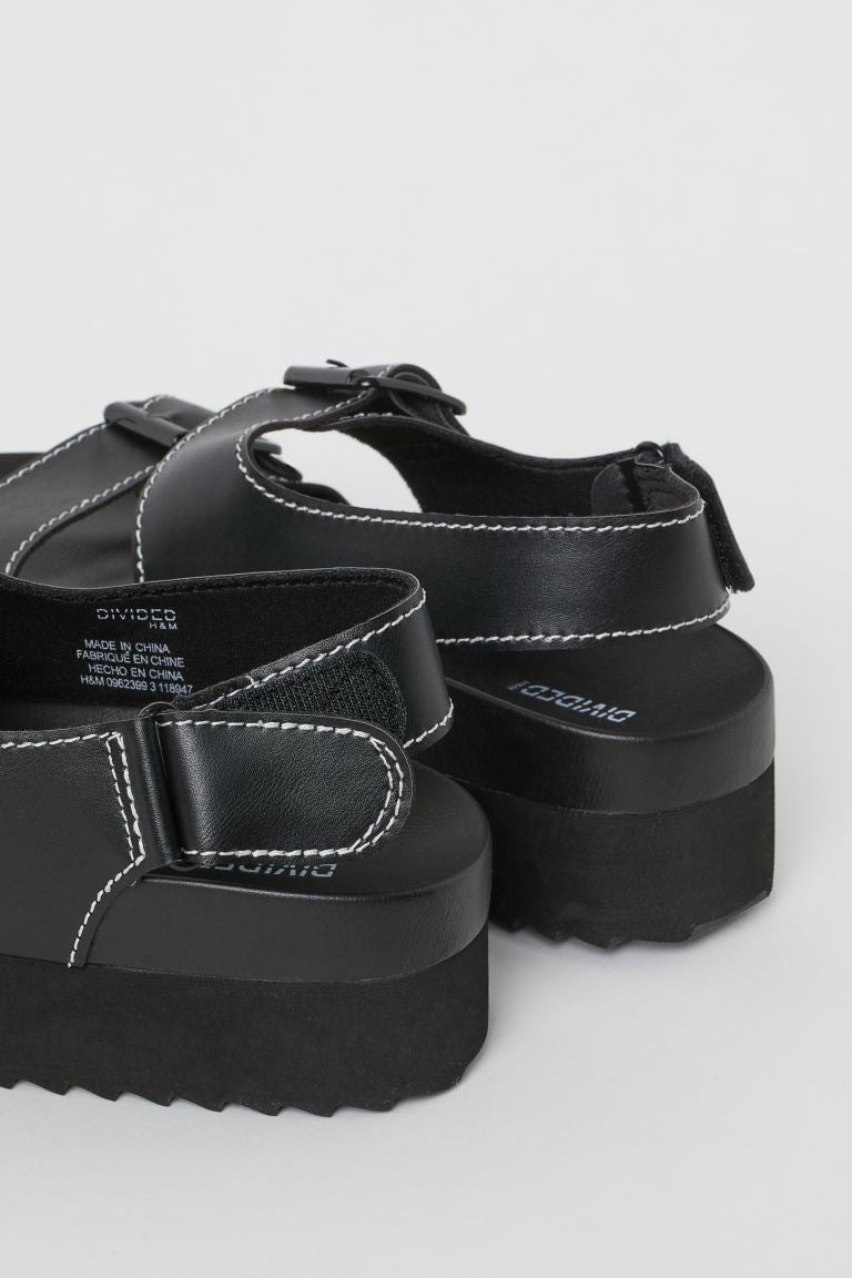 ミュージシャン CDL Padded Platform Sandals BLACK S ミュージシャン CDL Padded Platform Sandals BLACK S Amazon.com