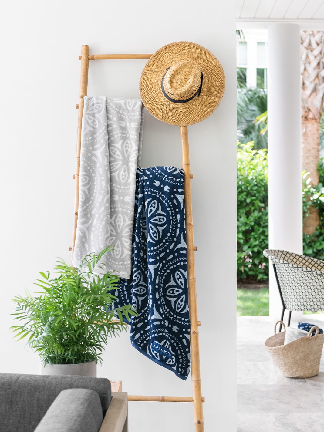 Boll & Branch + Medallion Beach Towel