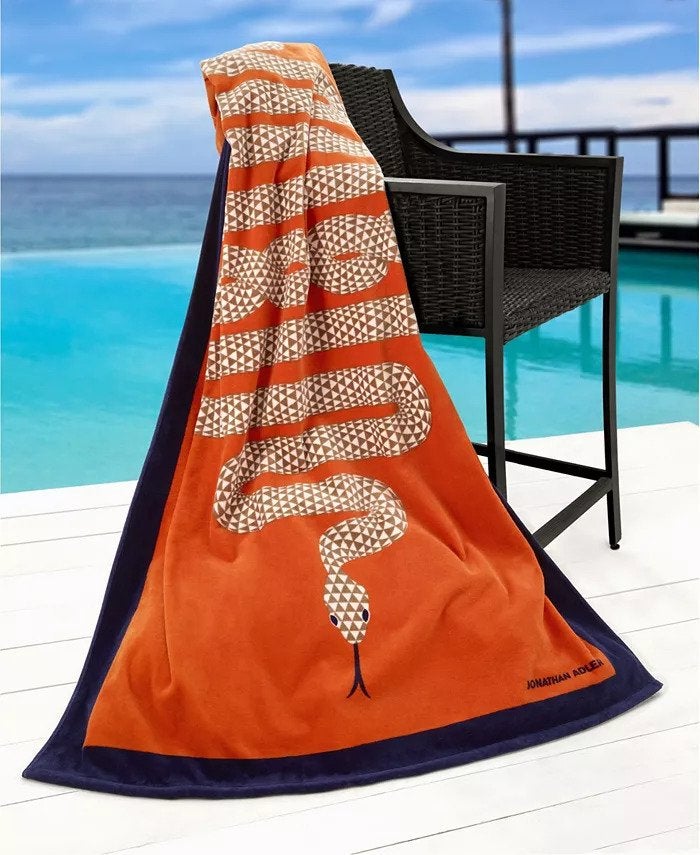 Luxury designer beach towels 2025