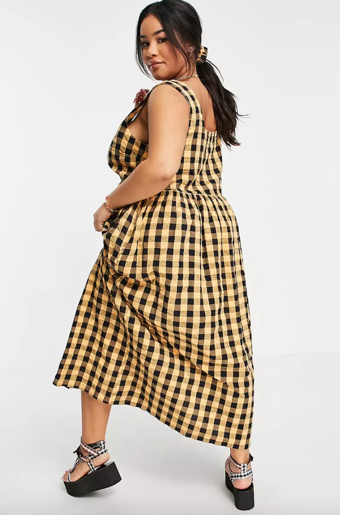 Collusion Plus Robe d t mi longue coupe chasuble