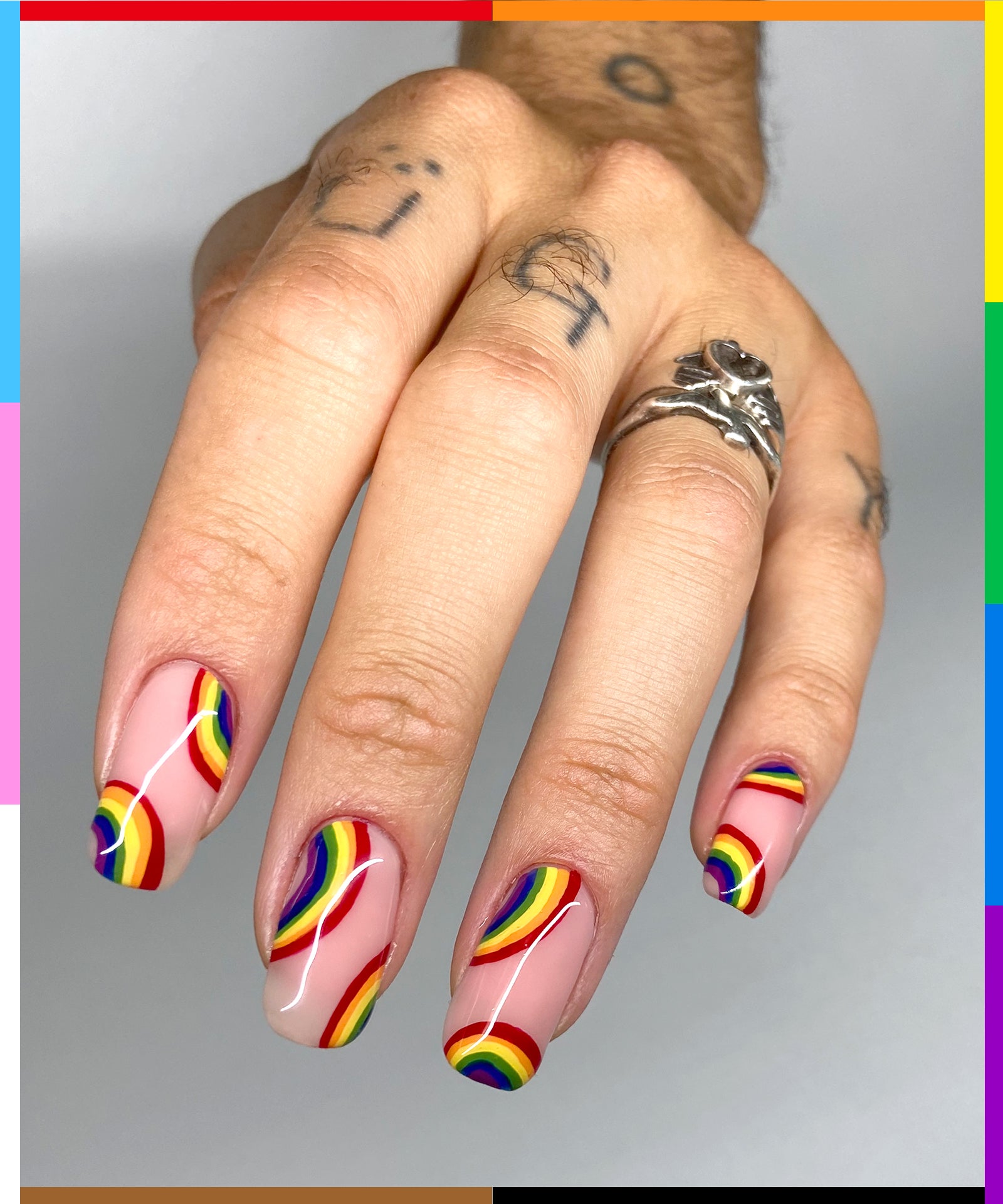 4 Bright & Bold Nail Art Ideas Perfect For Celebrating Pride 2021