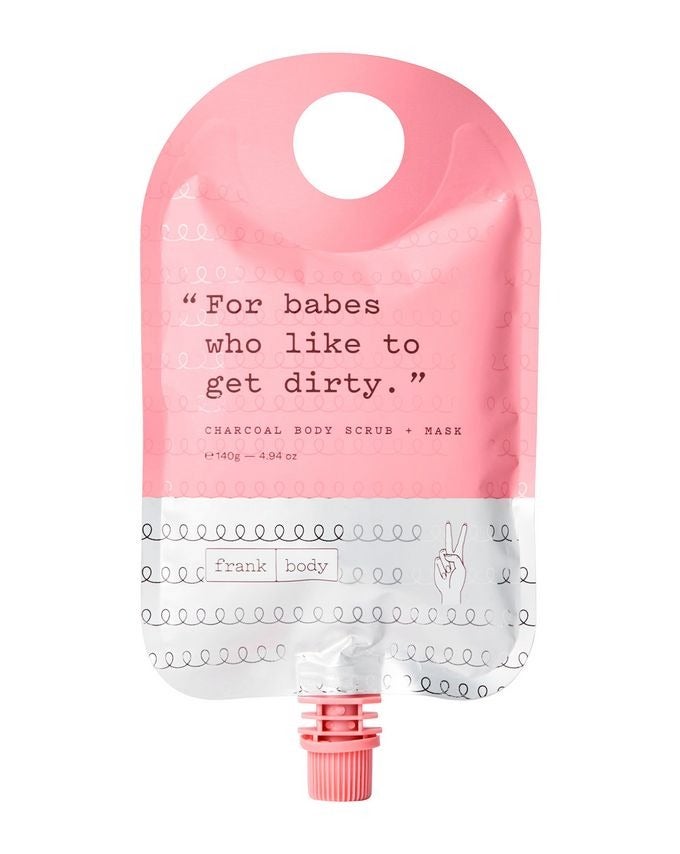 Frank Body + Charcoal Body Scrub + Mask