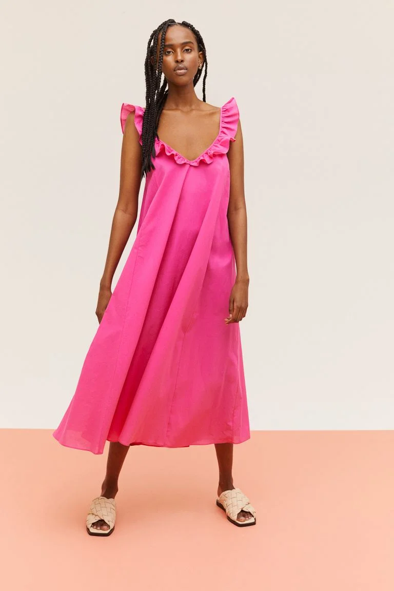 Hu0026amp;M + Ruffle-detail Dress