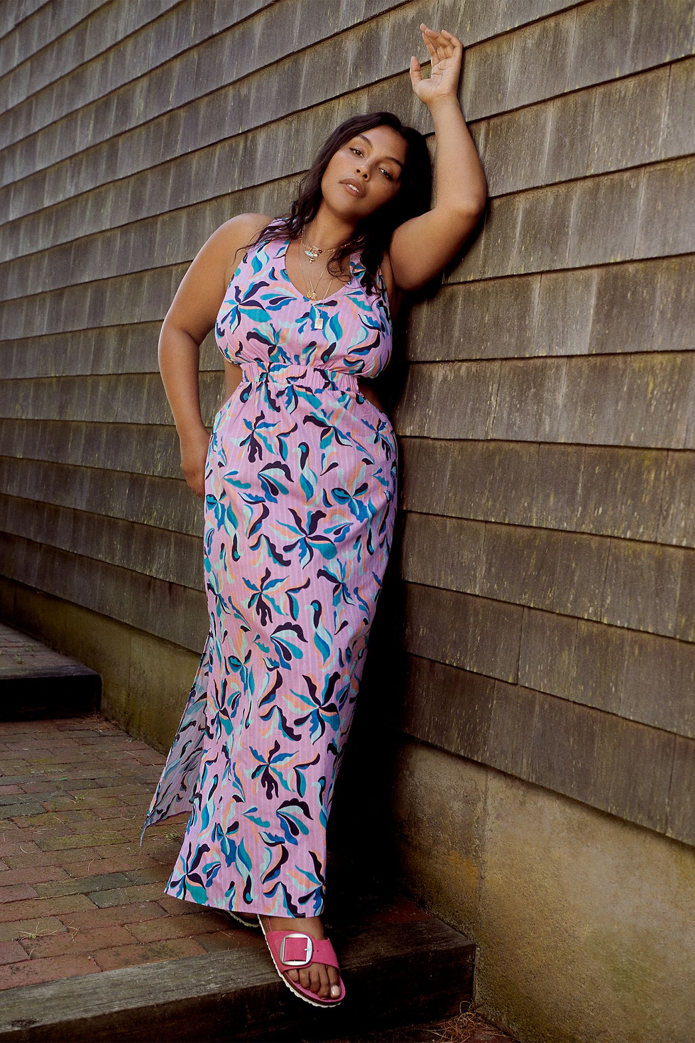 Botanical maxi dress sale