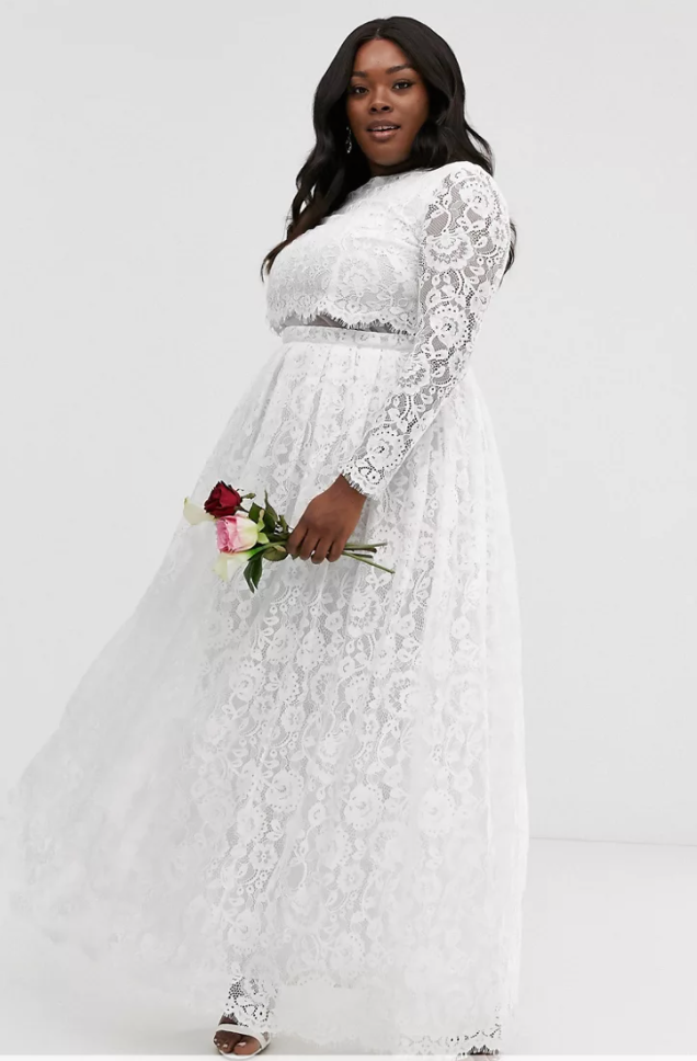 Asos curve wedding best sale