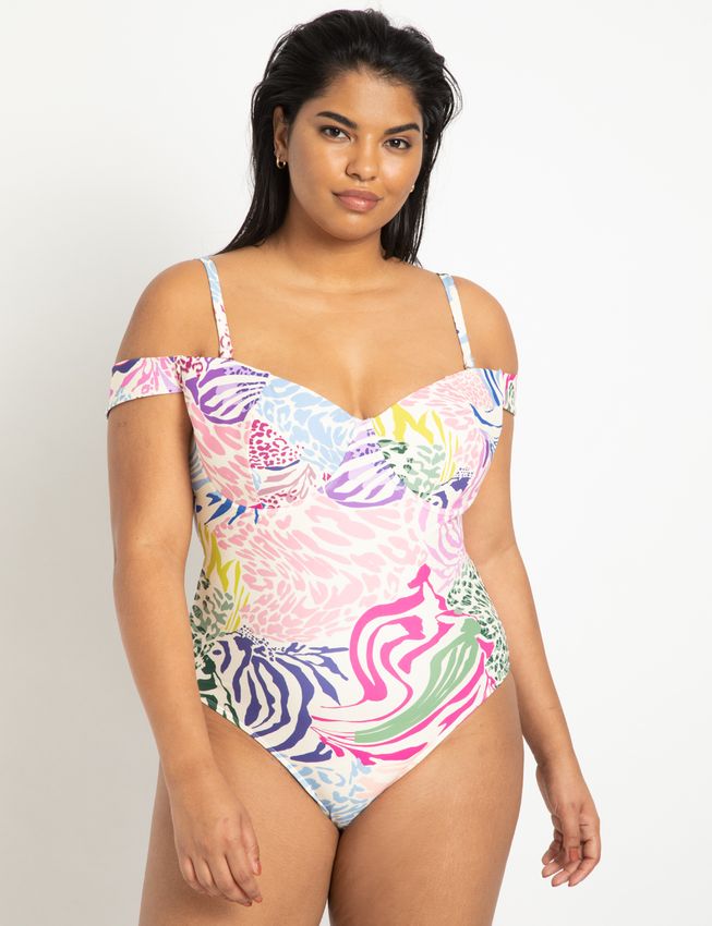 bathing suits plus size one piece