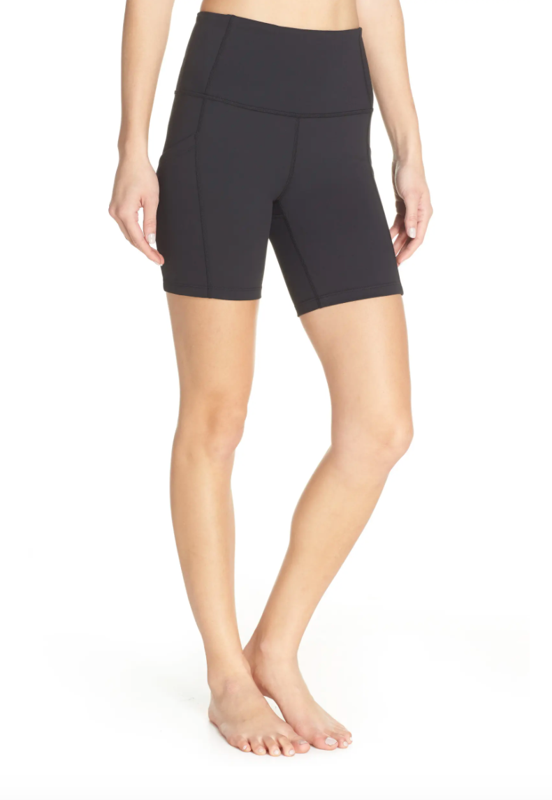 Zella Live In High Waist Pocket Bike Shorts