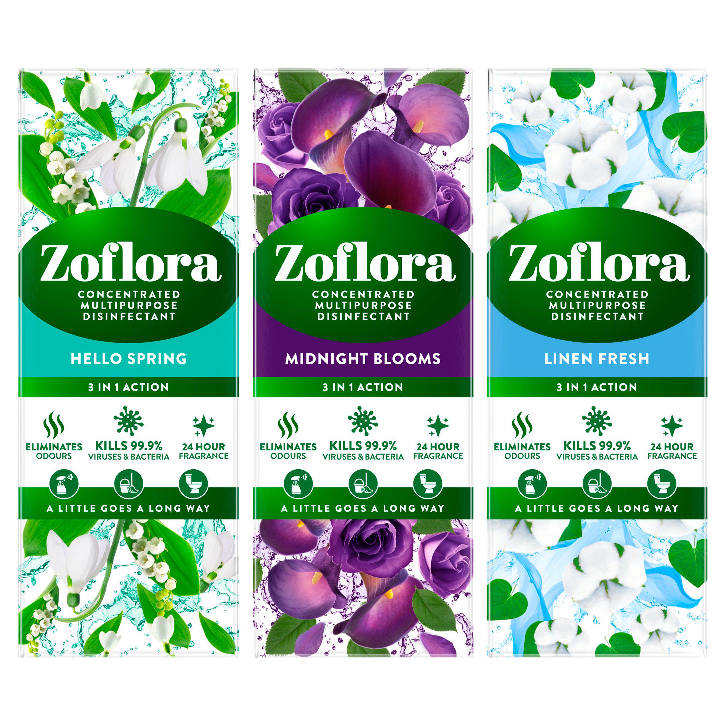 Zoflora + Zoflora Concentrated Disinfectant & Odour Neutraliser 120ml