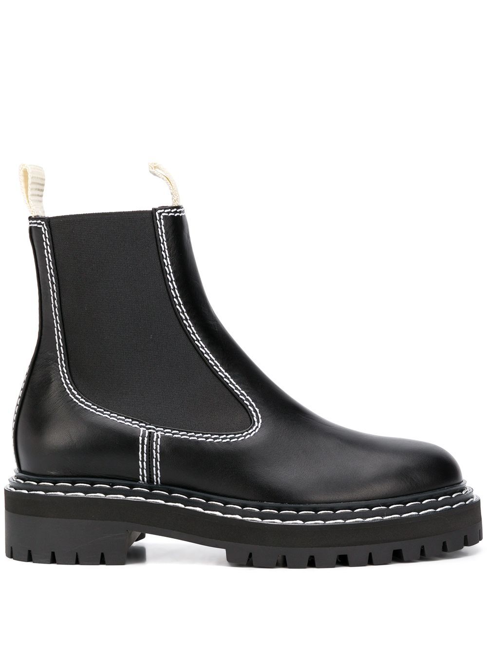 Proenza Schouler + contraststitch Chelsea boots